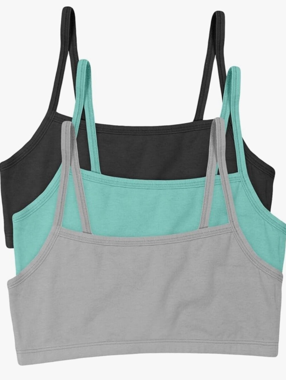 Hanes 3 Pack Bralettes Womens New Size L